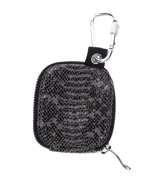 X-girl（エックスガール）の「FAUX PYTHON MULTI MINI CASE（その他小物・レディース・ブラック/ピンク・ONE SIZE）」の3枚目の写真