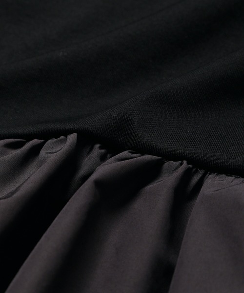 LE CIEL BLEU(ルシェルブルー)の「ボリュームスリーブジャージートップ / Volume Sleeve Jersey Top(Tシャツ/カットソー・レディース・ネイビー/ラベンダー/オフホワイト/ブラック・36)」の13枚目の写真