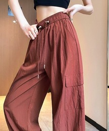 麻風カーゴリラックスパンツ