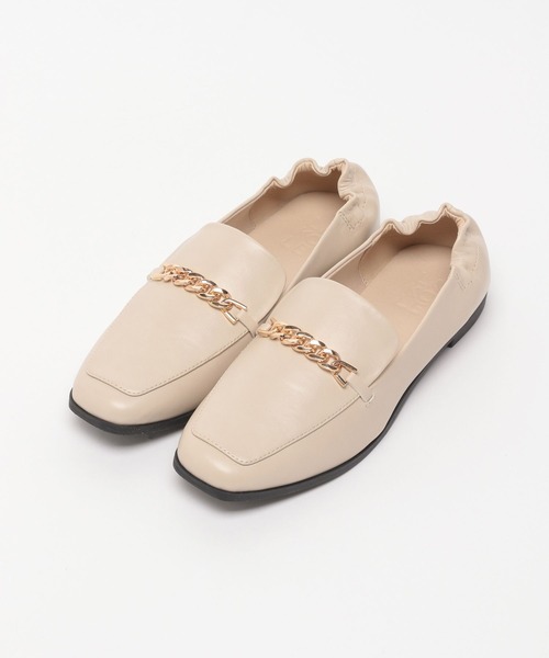 LAKOLE(ラコレ)の「【卒入式/オケージョンにも】チェーンギャザーローファー / 963969(ローファー・レディース・ブラック/ブラウン/グレイッシュベージュ/ブラック系・SMALL/MEDIUM/LARGE)」の12枚目の写真