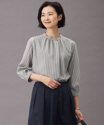 TW ストライプ&チェック カットソー
