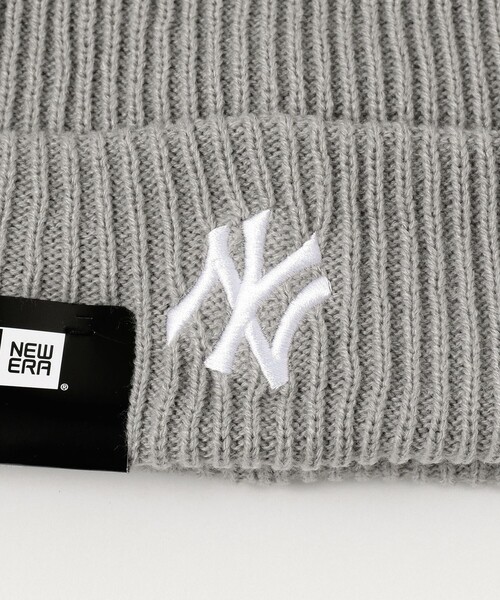 BEAMS BOY(ビームスボーイ)の「NEW ERA × BEAMS BOY / 別注 ポン ワッチキャップ(ニットキャップ/ビーニー・レディース・オフホワイト/ベージュ/ネイビー/グレー・FREE)」の8枚目の写真