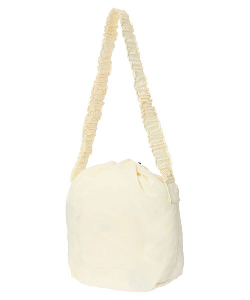 Green　Parks（グリーンパークス）の「・QUON　ドロストワンショルダーバッグ（ショルダーバッグ・レディース・ブラック/アイボリー/ブルー/レッド/グリーン・FREE）」の7枚目の写真