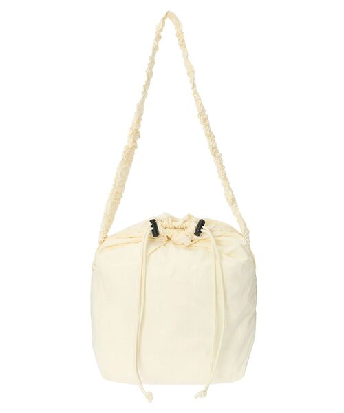 Green　Parks（グリーンパークス）の「・QUON　ドロストワンショルダーバッグ（ショルダーバッグ・レディース・ブラック/アイボリー/ブルー/レッド/グリーン・FREE）」の12枚目の写真