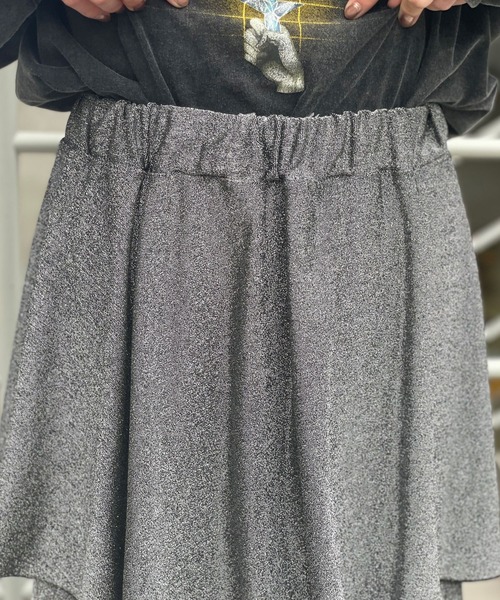 CIAOPANIC（チャオパニック）の「ラメカットティアードスカート（スカート・レディース・シルバー/ブラック/ホワイト・FREE）」の18枚目の写真