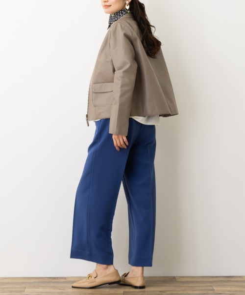 aunt lily(アントリリー)の「Wクロスセンターシームストレートパンツ(その他パンツ・レディース・グレイッシュベージュ/ブルー/ブラック・13号/15号/7号/9号/11号)」の14枚目の写真