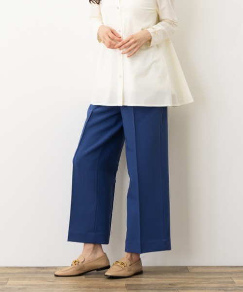 aunt lily(アントリリー)の「Wクロスセンターシームストレートパンツ(その他パンツ・レディース・グレイッシュベージュ/ブルー/ブラック・13号/15号/7号/9号/11号)」の17枚目の写真