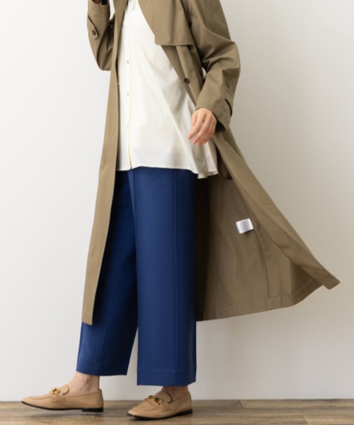 aunt lily(アントリリー)の「Wクロスセンターシームストレートパンツ(その他パンツ・レディース・グレイッシュベージュ/ブルー/ブラック・13号/15号/7号/9号/11号)」の18枚目の写真