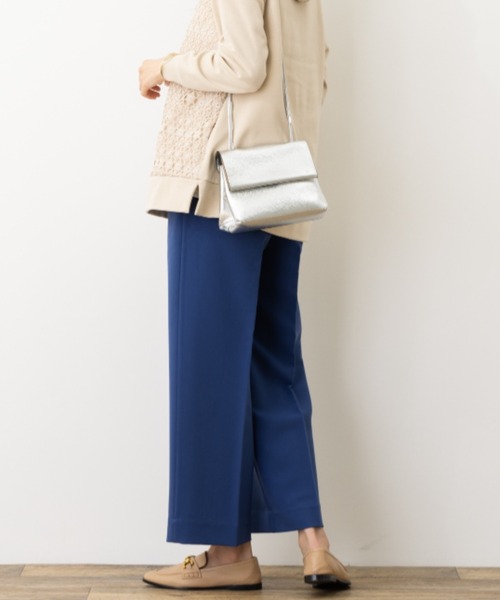 aunt lily(アントリリー)の「Wクロスセンターシームストレートパンツ(その他パンツ・レディース・グレイッシュベージュ/ブルー/ブラック・13号/15号/7号/9号/11号)」の20枚目の写真