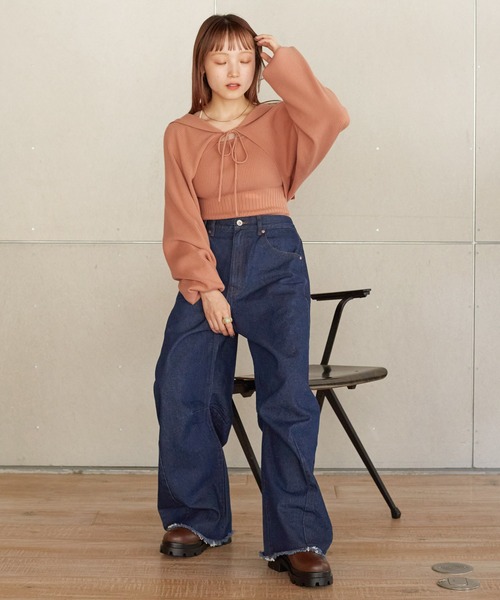 【セット商品】【全3色】キャミソール×ボレロセット　アイボリー ピンク ブラック【bolero-0320btop】( lam )(240325) セットアイテム】フリルボレロ＆キャミSET[品番：RTGW0008998
