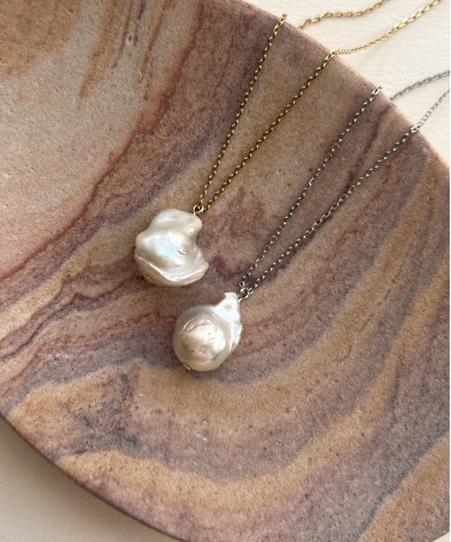 ciite'（シーテ）の「ドロップ淡水パール ネックレス（ネックレス・レディース・ゴールド/シルバー・FREE）」の10枚目の写真