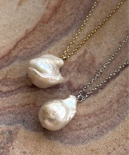 ciite'（シーテ）の「ドロップ淡水パール ネックレス（ネックレス・レディース・ゴールド/シルバー・FREE）」の11枚目の写真