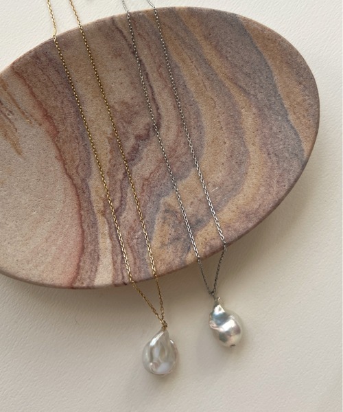 ciite'（シーテ）の「ドロップ淡水パール ネックレス（ネックレス・レディース・ゴールド/シルバー・FREE）」の12枚目の写真