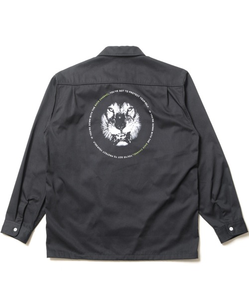 Back Channel（バックチャンネル）の「BC LION WORK SHIRT（シャツ/ブラウス・メンズ・チャコール/ブラック・MEDIUM/LARGE/X-LARGE）」の4枚目の写真