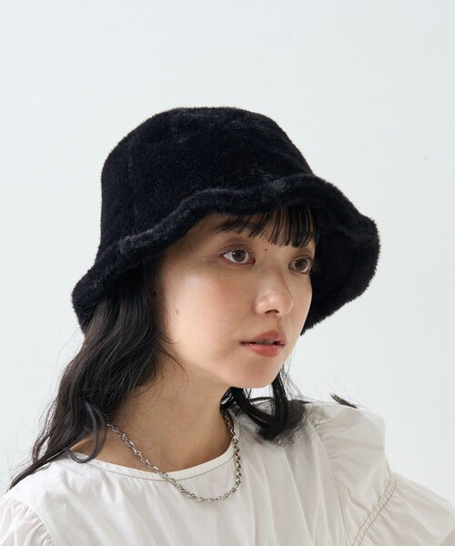 FREAK'S STORE(フリークスストア)の「ファー チューリップハット(ハット・レディース・ホワイト/ブラック/ベージュ/その他・ONE SIZE)」の17枚目の写真