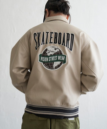 VISION STREET WEAR | 【ユニセックス】VISION STREET WEAR ビジョンストリートウェア フェイクレザーブルゾン(ブルゾン)
