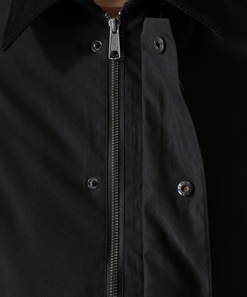 SUGGESTION（サジェッション）の「Hunting jacket / ハンティングジャケット unisex（ミリタリージャケット・メンズ・ブラック/オリーブ・L/M）」の3枚目の写真