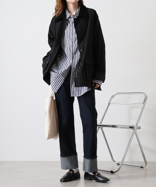 SUGGESTION（サジェッション）の「Hunting jacket / ハンティングジャケット unisex（ミリタリージャケット・メンズ・ブラック/オリーブ・L/M）」の8枚目の写真