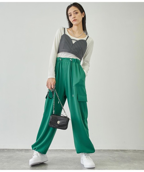 ANAP(アナップ)の「キルティングミニショルダーバッグ(ショルダーバッグ・レディース・ピンク/ブラック/シルバー・FREE)」の12枚目の写真