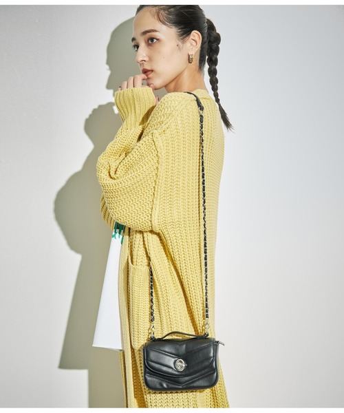 ANAP(アナップ)の「キルティングミニショルダーバッグ(ショルダーバッグ・レディース・ピンク/ブラック/シルバー・FREE)」の10枚目の写真