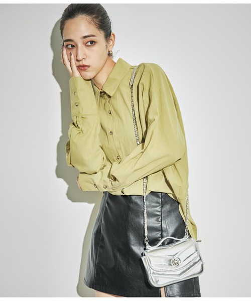 ANAP(アナップ)の「キルティングミニショルダーバッグ(ショルダーバッグ・レディース・ピンク/ブラック/シルバー・FREE)」の16枚目の写真