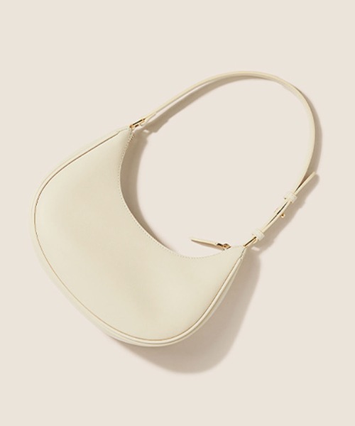 florist(フローリスト)の「【2WAY】レザータッチホーボーハンドバッグ(ハンドバッグ・レディース・オフホワイト/ブラック/ピンクベージュ/ブラウン・FREE)」の12枚目の写真