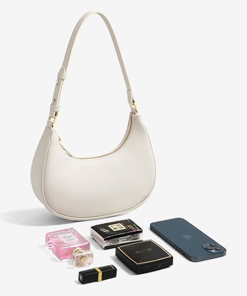 florist(フローリスト)の「【2WAY】レザータッチホーボーハンドバッグ(ハンドバッグ・レディース・オフホワイト/ブラック/ピンクベージュ/ブラウン・FREE)」の13枚目の写真