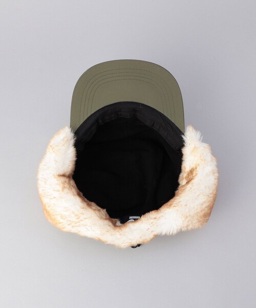 POLeR（ポーラー）の「POLeR/ポーラー FLIGHT NYLON FUR FLAP CAP/フライト ナイロンファーフラップキャップ（キャップ・メンズ・ネイビー/ブラック/オリーブ・ONE SIZE）」の10枚目の写真