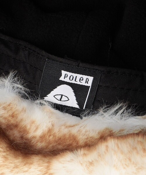 POLeR（ポーラー）の「POLeR/ポーラー FLIGHT NYLON FUR FLAP CAP/フライト ナイロンファーフラップキャップ（キャップ・メンズ・ネイビー/ブラック/オリーブ・ONE SIZE）」の11枚目の写真