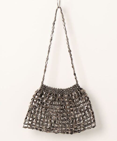 My shawty（ﾏｲｼｬｳﾃｨｰ）の「metal hand bag（ハンドバッグ・レディース・ブラック/シルバー・FREE）」の10枚目の写真