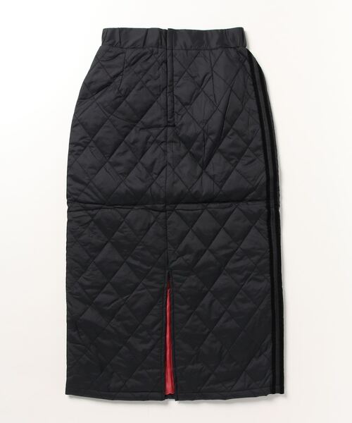 CONVERSE(コンバース)の「【 CONVERSE / コンバース 】 キルティング ベロアライン タイトスカート MNY 3487-8454 skirt(スカート・レディース・ブラック/アイボリー/ネイビー・M/L)」の4枚目の写真