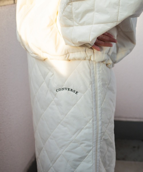 CONVERSE(コンバース)の「【 CONVERSE / コンバース 】 キルティング ベロアライン タイトスカート MNY 3487-8454 skirt(スカート・レディース・ブラック/アイボリー/ネイビー・M/L)」の10枚目の写真