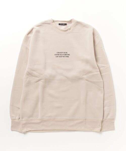 FUNALIVE（ファンアライブ）の「Printed brushed sweatshirt / プリント裏起毛スウェットトレーナー unisex（スウェット・メンズ・ダークグレー/ベージュ/ブラック系/ヘザーチャコール/グレー系/チャコール/グリーン系/グレイッシュベージュ/杢グレー/グレー系2/グレー系1/グリーン/ベージュ系/オートミール/アイボリー/ブラック系2/ブラック系1/ブラック・L/XL/M）」の13枚目の写真