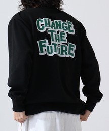Printed brushed sweatshirt / プリント裏起毛スウェットトレーナー unisex