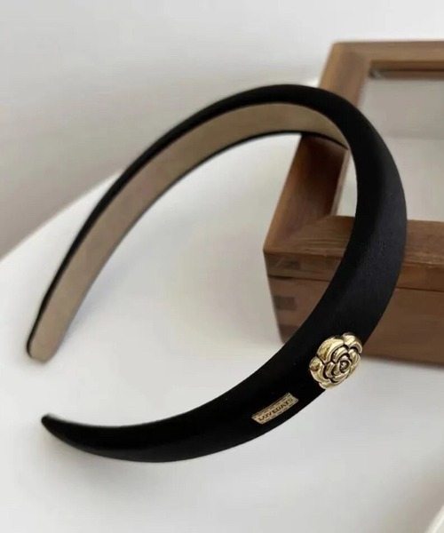 Port（ポート）の「【 Port / ポート 】 クラシック ゴールド ベロア/サテン カチューシャ（カチューシャ・レディース・C/A/B/D・FREE）」の6枚目の写真