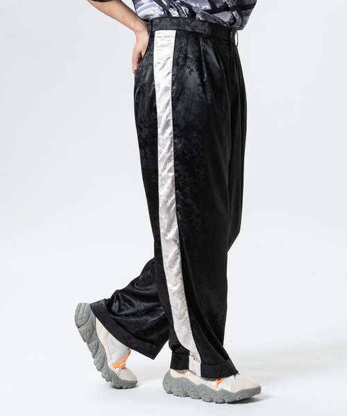 glamb(グラム)の「Flower Jacquard Line Pants / フラワージャガードラインパンツ(その他パンツ・メンズ・グリーン/ブラック・L/S/M)」の21枚目の写真