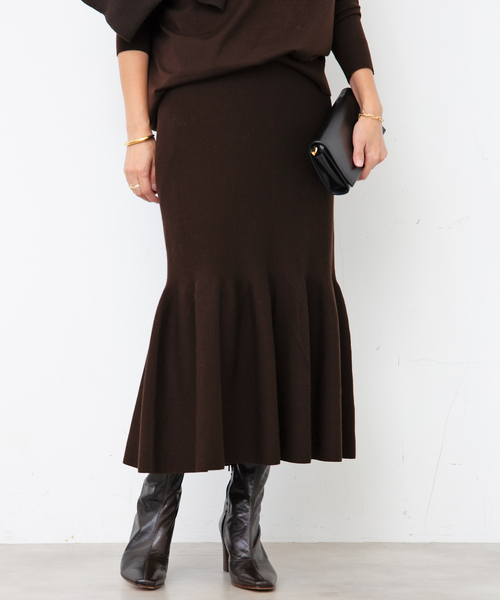 ドゥーズィエムクラス新品　Wool knit スカート ドゥーズィエムクラス新品 Wool knit スカート - メルカリ