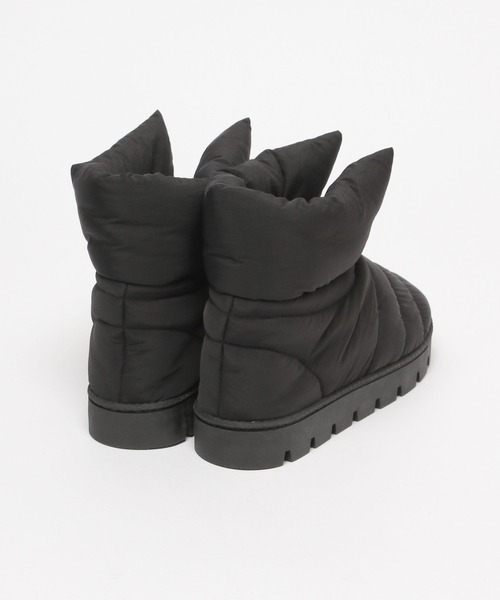 LOWRYS FARM（ローリーズファーム）の「ナカワタブーツ　976887（ブーツ・レディース・ブラック/アイボリー・LARGE/MEDIUM）」の5枚目の写真