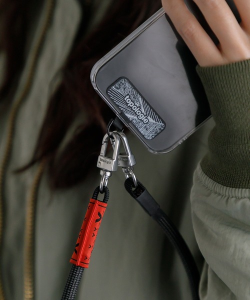 【人気】topologieトポロジー Large ストラップ付 新品未使用品 8ミリ ロープ ストラップ ベージュ メランジ｜トポロジー / Topologie