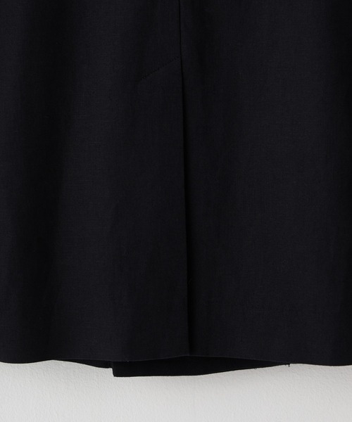 massless Recycled Linen Double Breasted Vest