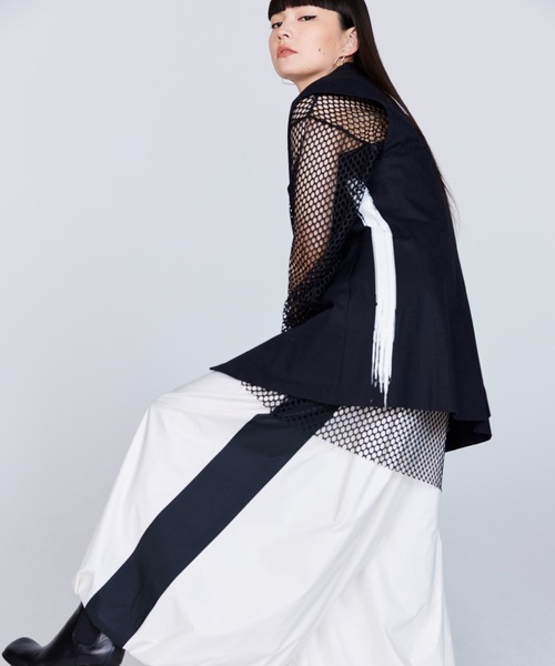 massless Recycled Linen Double Breasted Vest