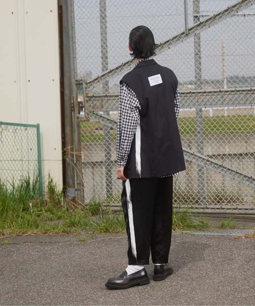 massless Recycled Linen Double Breasted Vest