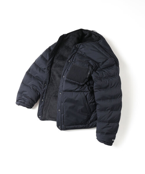 417 EDIFICE(フォーワンセブンエディフィス)の「【ALLIED FEATHER&DOWN / アライド フェザー&ダウン】 RV Comfortable Down Cardigan(ダウンジャケット/コート・メンズ・ベージュ/ブラック・SMALL/MEDIUM/LARGE)」の6枚目の写真