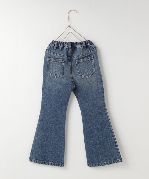 LOWRYS FARM(ローリーズファーム)の「デニムフレアパンツ 993720(デニムパンツ・キッズ・ブラック/ブルー・110cm/120cm/130cm/150cm/140cm)」の3枚目の写真