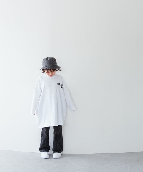 LOWRYS FARM(ローリーズファーム)の「デニムフレアパンツ 993720(デニムパンツ・キッズ・ブラック/ブルー・110cm/120cm/130cm/150cm/140cm)」の20枚目の写真