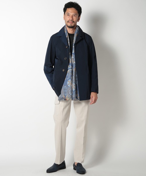 MEN'S BIGI(メンズビギ)の「ペイズリー柄ストール made in italy(ストール/ショール・メンズ・ブルー/レッド・FREE)」の7枚目の写真