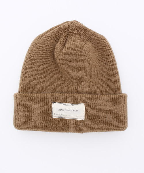 BEAMS（ビームス）の「◆BEAMS / 縮絨 ウール ワッチキャップ（ニットキャップ/ビーニー・メンズ・ホワイト/グレー/ブラック/ベージュ/ワイン/ダークグリーン/ブルー/ネイビー・ONE SIZE）」の4枚目の写真
