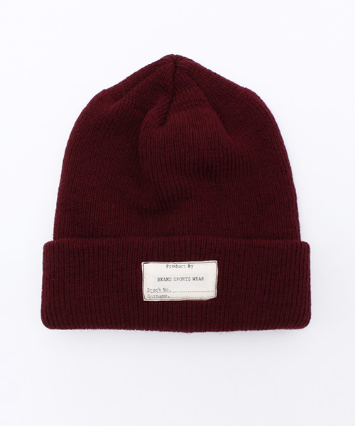BEAMS（ビームス）の「◆BEAMS / 縮絨 ウール ワッチキャップ（ニットキャップ/ビーニー・メンズ・ホワイト/グレー/ブラック/ベージュ/ワイン/ダークグリーン/ブルー/ネイビー・ONE SIZE）」の8枚目の写真