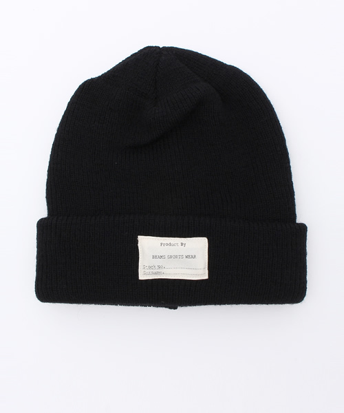 BEAMS（ビームス）の「◆BEAMS / 縮絨 ウール ワッチキャップ（ニットキャップ/ビーニー・メンズ・ホワイト/グレー/ブラック/ベージュ/ワイン/ダークグリーン/ブルー/ネイビー・ONE SIZE）」の2枚目の写真
