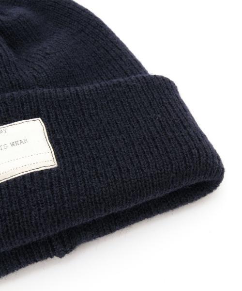 BEAMS（ビームス）の「◆BEAMS / 縮絨 ウール ワッチキャップ（ニットキャップ/ビーニー・メンズ・ホワイト/グレー/ブラック/ベージュ/ワイン/ダークグリーン/ブルー/ネイビー・ONE SIZE）」の15枚目の写真